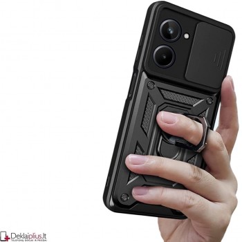 5in1 smūgiams atsparus dėklas su žiedu ir kameros apsauga (Realme 10)